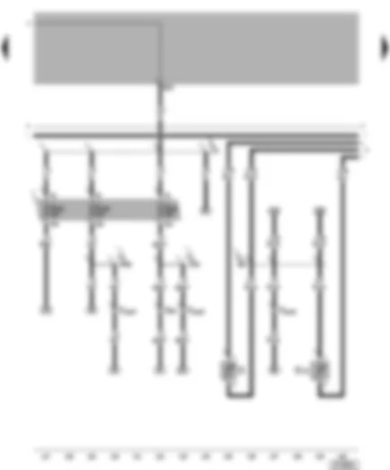 Wiring Diagram  VW BORA 1998 - Fuel gauge sender - coolant shortage indicator sender