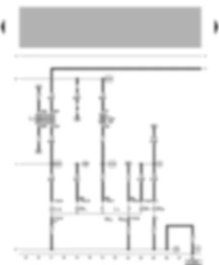 Wiring Diagram  VW BORA 2000 - Right fog light - fog light relay - right headlight - right side light - front right turn signal