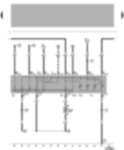 Wiring Diagram  VW BORA 2000 - Light switch - fog light switch - rear fog light switch