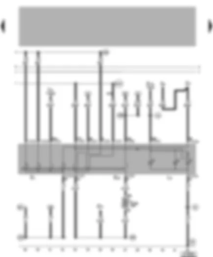 Wiring Diagram  VW BORA 2000 - Light switch - rear fog light switch