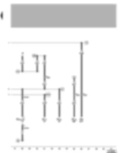 Wiring Diagram  VW BORA 2000 - Right tail light - right brake light - rear right turn signal - right reversing light - high level brake light