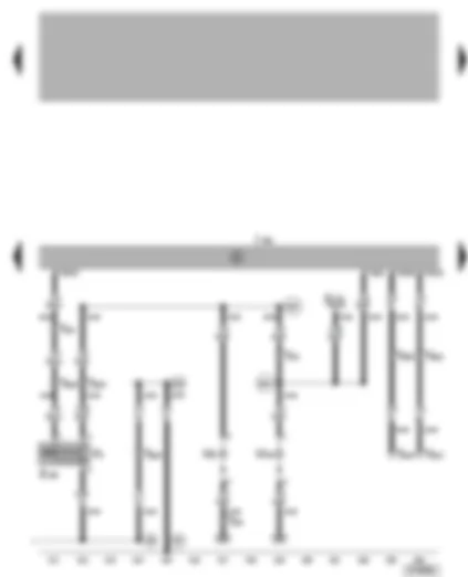 Wiring Diagram  VW BORA 2000 - Convenience system central control unit - luggage compartment light (only Golf Variant/ Bora Variant)
