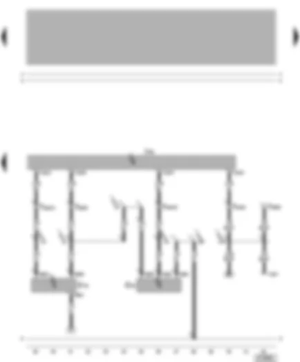 Wiring Diagram  VW BORA 2000 - Control unit for headlight range control - vehicle inclination sender