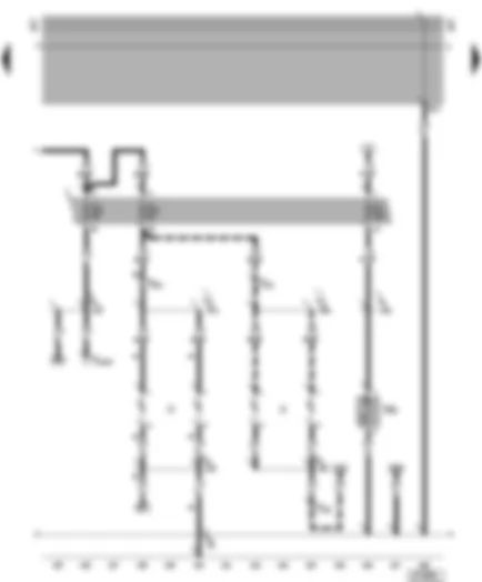 Wiring Diagram  VW BORA 2000 - Glove compartment light - number plate lights