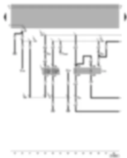 Wiring Diagram  VW BORA 2002 - Motronic current supply relay