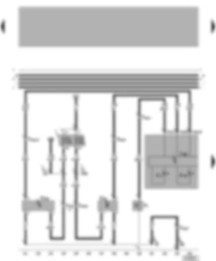 Wiring Diagram  VW BORA 2003 - Dash panel insert - oil pressure warning - oil level/oil temperature sender - speedometer sender