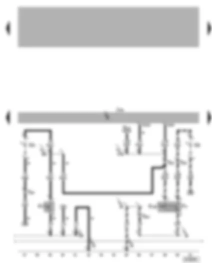 Wiring Diagram  VW BORA 2001 - Central locking and anti-theft alarm system control unit - rear lid release switch - luggage compartment light