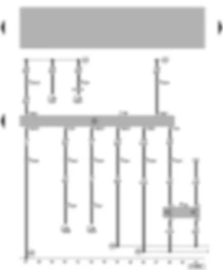 Wiring Diagram  VW BORA 1999 - Climatronic control unit - air conditioner pressure switch