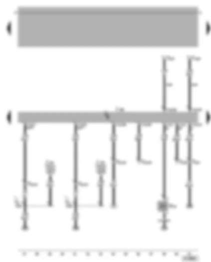 Wiring Diagram  VW BORA 2006 - Diesel direct injection system control unit - exhaust gas recirculation valve