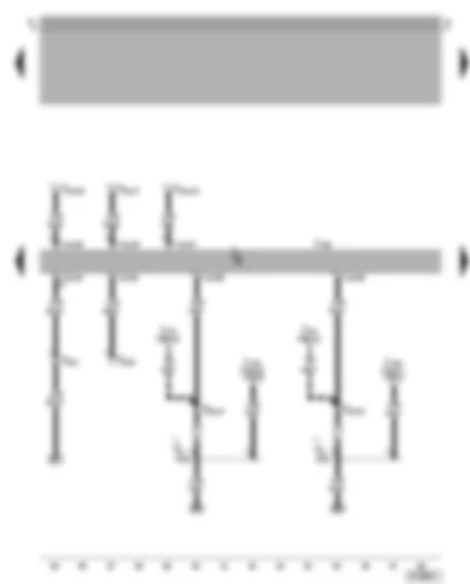 Wiring Diagram  VW BORA 2003 - Motronic control unit