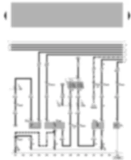 Wiring Diagram  VW BORA 2006 - Oil level/oil temperature sender - oil pressure switch - speedometer sender - coolant shortage indicator sender