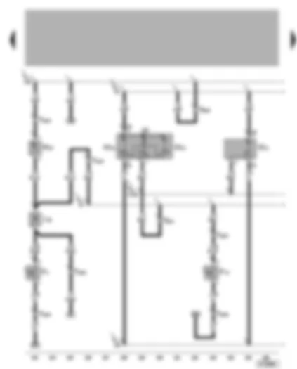 Wiring Diagram  VW BORA 2006 - Front interior light - rear left reading light - left door warning lamp