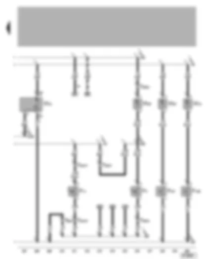 Wiring Diagram  VW BORA 2005 - Rear right reading light - right door warning lamp - illuminated vanity mirror