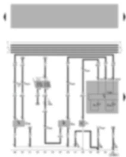 Wiring Diagram  VW BORA 2005 - Dash panel insert - oil pressure warning - oil level/oil temperature sender - speedometer sender