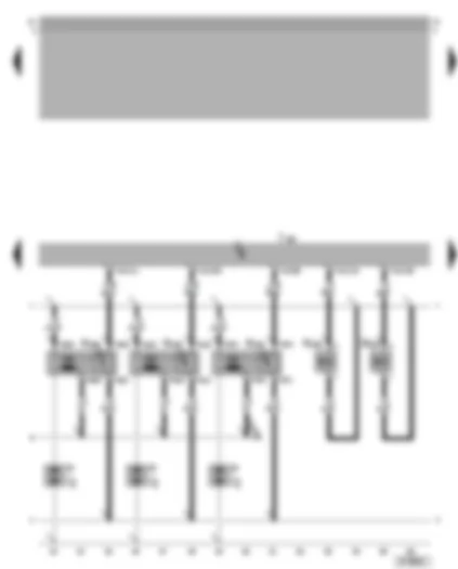 Wiring Diagram  VW BORA 2006 - Motronic control unit - ignition system - inlet camshaft control valve