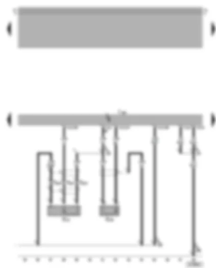 Wiring Diagram  VW BORA 2001 - Motronic control unit - knock sensors