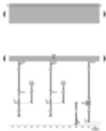 Wiring Diagram  VW BORA 2002 - Motronic control unit - active charcoal filter system solenoid valve