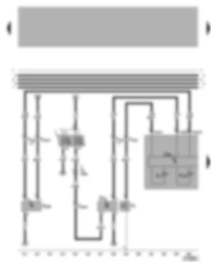 Wiring Diagram  VW BORA 2006 - Dash panel insert - oil pressure warning - oil level/oil temperature sender - speedometer sender