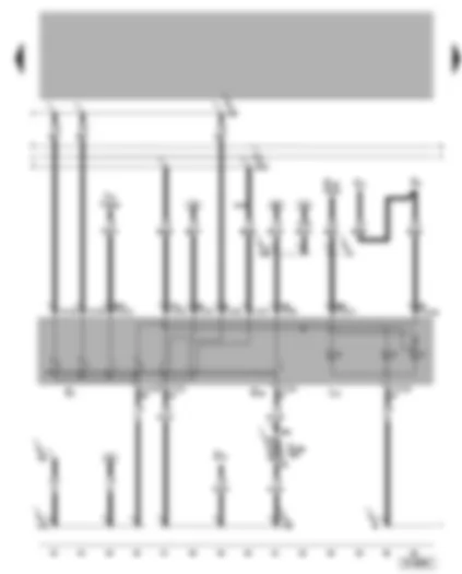 Wiring Diagram  VW BORA 2002 - Light switch - rear fog light switch