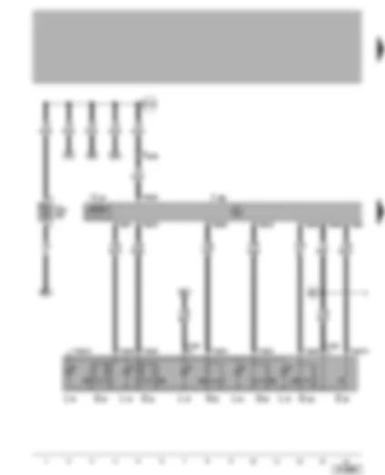 Wiring Diagram  VW BORA 2005 - Door control unit (driver