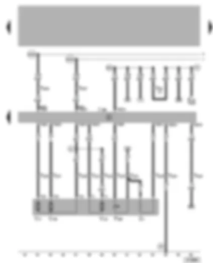 Wiring Diagram  VW BORA 2006 - Door control unit (driver