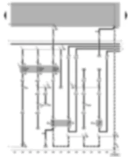 Wiring Diagram  VW BORA 2001 - Fuel pump - fuel gauge sender - coolant shortage indicator sender
