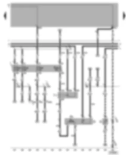 Wiring Diagram  VW BORA 2002 - Fuel gauge sender - fuel pump relay - fuel pump (pre-supply pump)