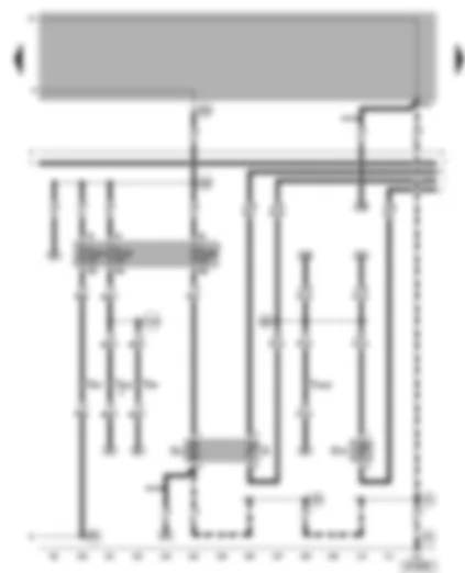 Wiring Diagram  VW BORA 2002 - Fuel pump - fuel gauge sender - coolant shortage indicator sender