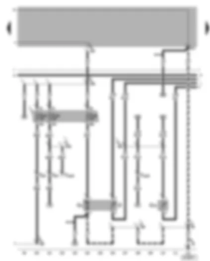 Wiring Diagram  VW BORA 2003 - Fuel pump - fuel gauge sender - coolant shortage indicator sender