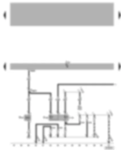 Wiring Diagram  VW BORA 2003 - Automatic gearbox control unit - selector lever lock solenoid