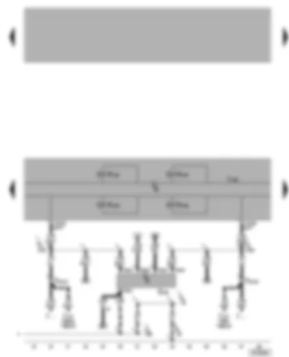 Wiring Diagram  VW BORA 2001 - ABS/ABS control unit with EDL/ ASR/ ESP - steering angle sender