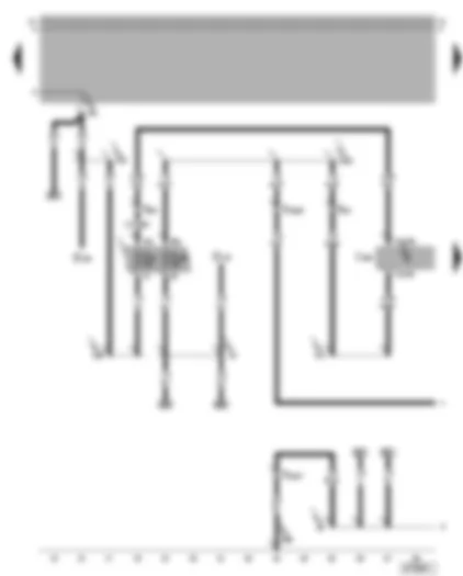 Wiring Diagram  VW BORA 2003 - Motronic control unit