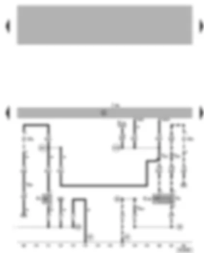 Wiring Diagram  VW BORA 2000 - Convenience system central control unit - luggage compartment light (only Golf/ Bora)