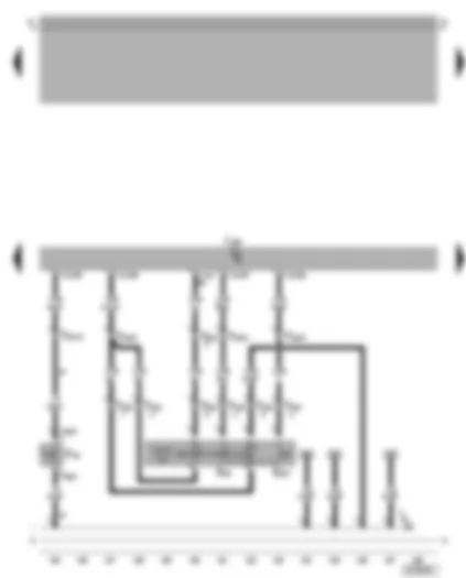 Wiring Diagram  VW BORA 2002 - Simos control unit - cruise control system switch - clutch pedal switch