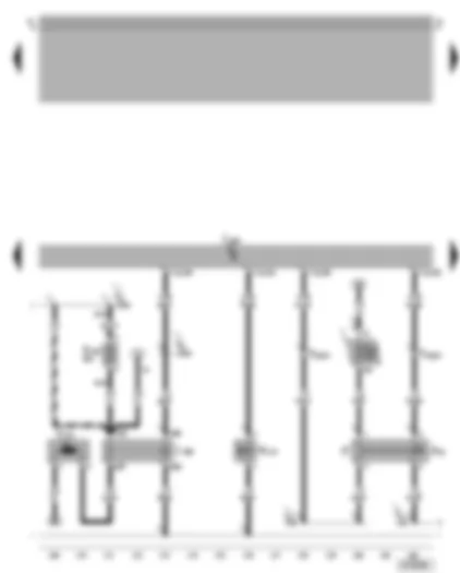 Wiring Diagram  VW BORA 2002 - Motronic control unit - secondary air pump motor - secondary air inlet valve - cruise control system brake pedal switch - brake light switch