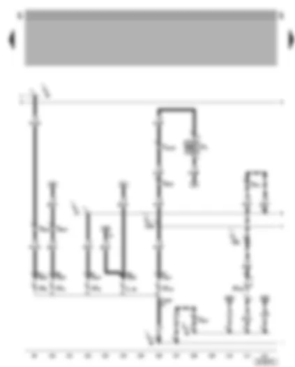 Wiring Diagram  VW BORA 2006 - Left tail light - left brake light - rear left turn signal - reversing lights switch - left reversing light - rear fog light - high level brake light bulb (Golf)