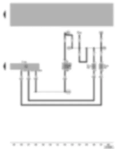Wiring Diagram  VW BORA 2005 - Central locking control unit and anti-theft alarm system