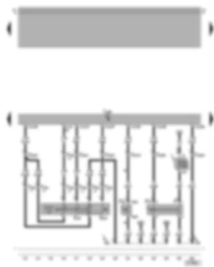 Wiring Diagram  VW BORA 2002 - 4LV control unit (injection system) - cruise control system switch (CCS) - clutch pedal switch - cruise control system brake pedal switch - brake light switch