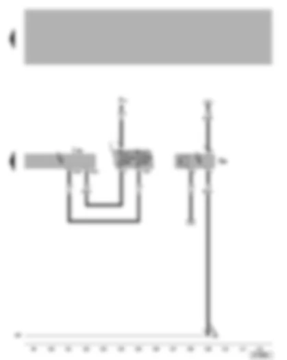 Wiring Diagram  VW BORA 2006 - Radiator fan control unit - high pressure sender