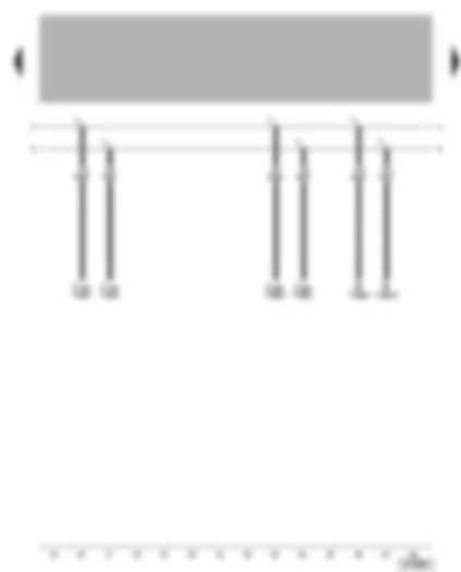 Wiring Diagram  VW BORA 2006 - Connection for: central locking and anti-theft alarm system control unit - radio - multifunction steering wheel control unit