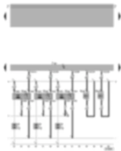 Wiring Diagram  VW BORA 2006 - Motronic control unit - ignition system - inlet camshaft control valve