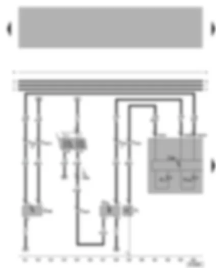 Wiring Diagram  VW BORA 2005 - Dash panel insert - oil pressure warning - oil level/oil temperature sender - speedometer sender