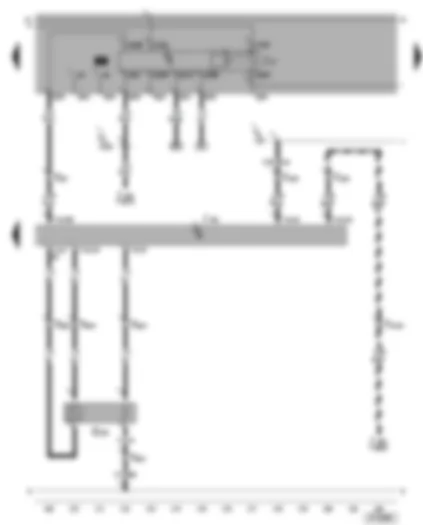 Wiring Diagram  VW BORA 2006 - Simos control unit - lambda probe after catalytic converter - fuel pump relay