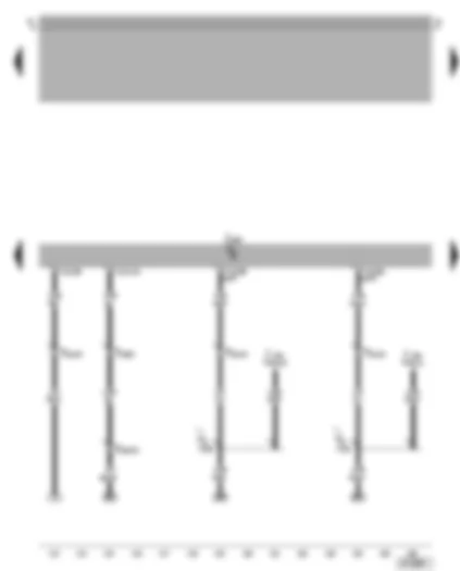 Wiring Diagram  VW BORA 2004 - Motronic control unit