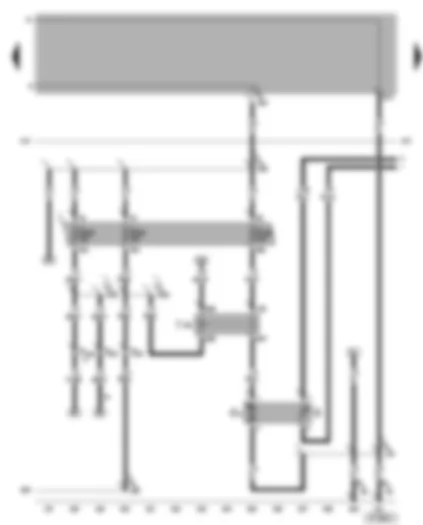 Wiring Diagram  VW BORA 2003 - Fuel pump - fuel gauge sender - fuel pump switch-off relay