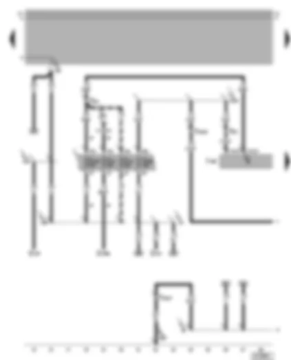 Wiring Diagram  VW BORA 2001 - 4MV injection system control unit
