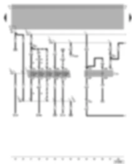 Wiring Diagram  VW BORA 2002 - Motronic current supply relay