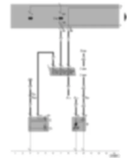 Wiring Diagram  VW BORA 2005 - Dash panel insert - coolant temperature gauge - fuel gauge - rev. counter - speedometer - alternator warning lamp