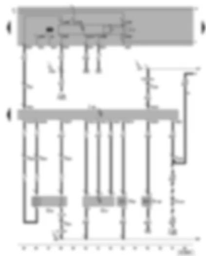 Wiring Diagram  VW BORA 2003 - Simos control unit - knock sensor - injectors