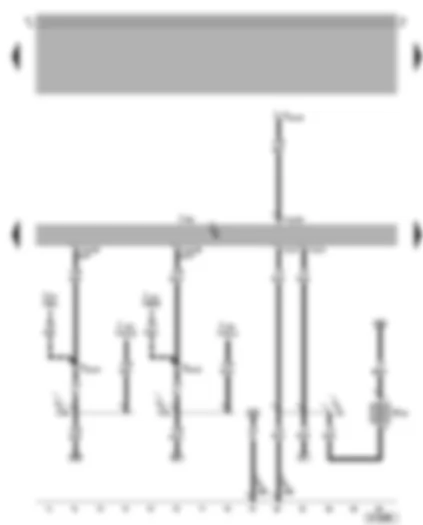 Wiring Diagram  VW BORA 2005 - Simos control unit - heater element for crankcase breather